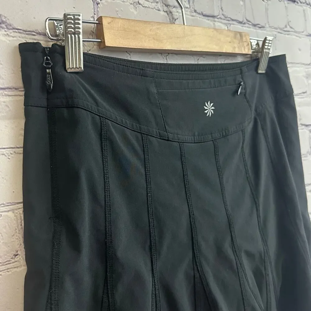 Athleta Pleated Wear About It Skort Black Activewear Women's 4 Athletic Tennis